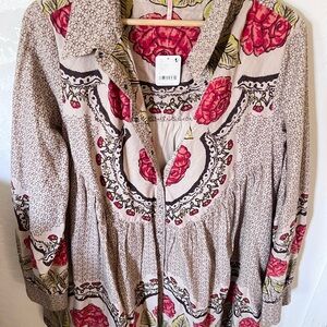 Free People Smell the Roses Mini Dress